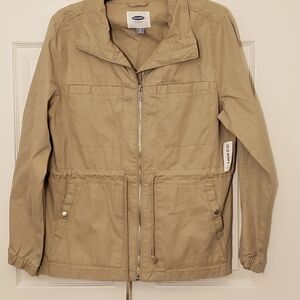 Old Navy Khaki Utility Field Jacket, 100% Cotton | Women's L